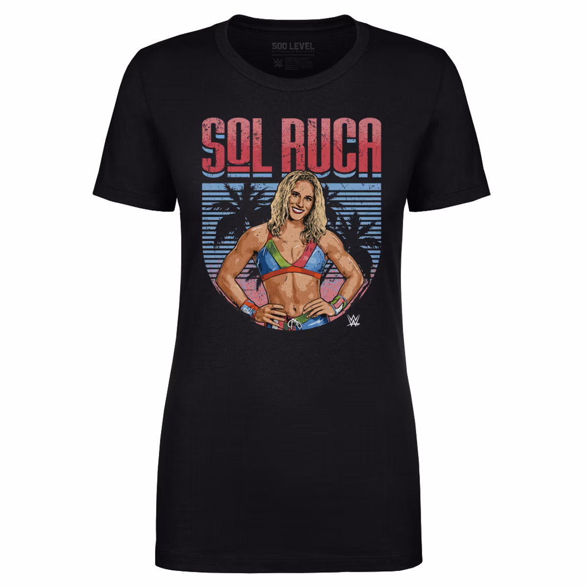 Women's 500 Level Black Sol Ruca Pose T-Shirt 3 Women's 500 Level Black Sol Ruca Pose T-Shirt