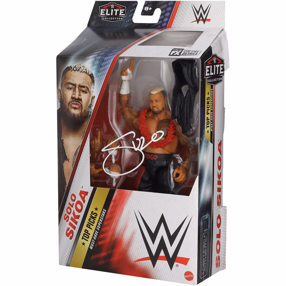 Solo Sikoa WWE Autographed Mattel Elite Top Picks Wave 4 Action Figure