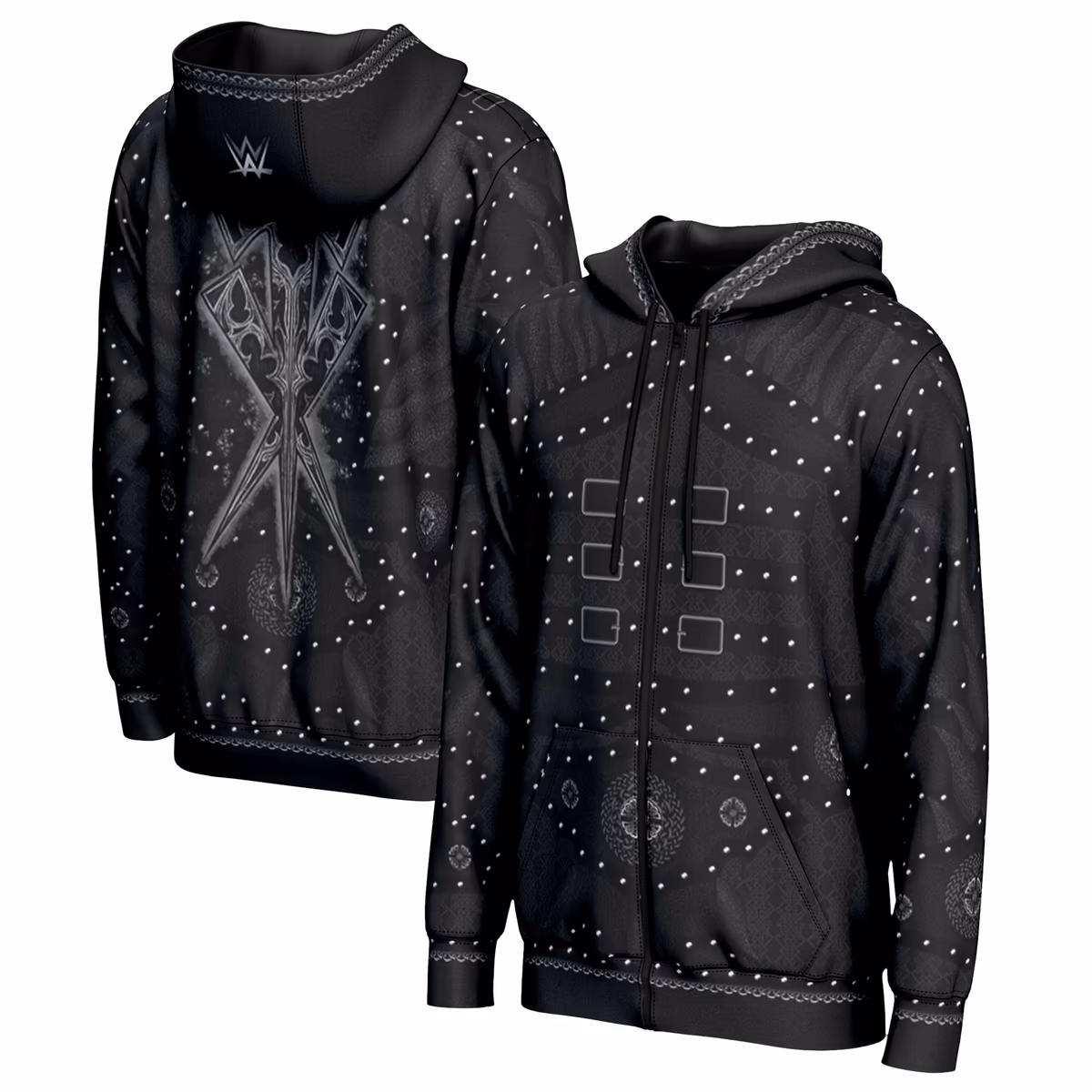 Unisex ProSphere Black The Undertaker Full-Zip Hoodie