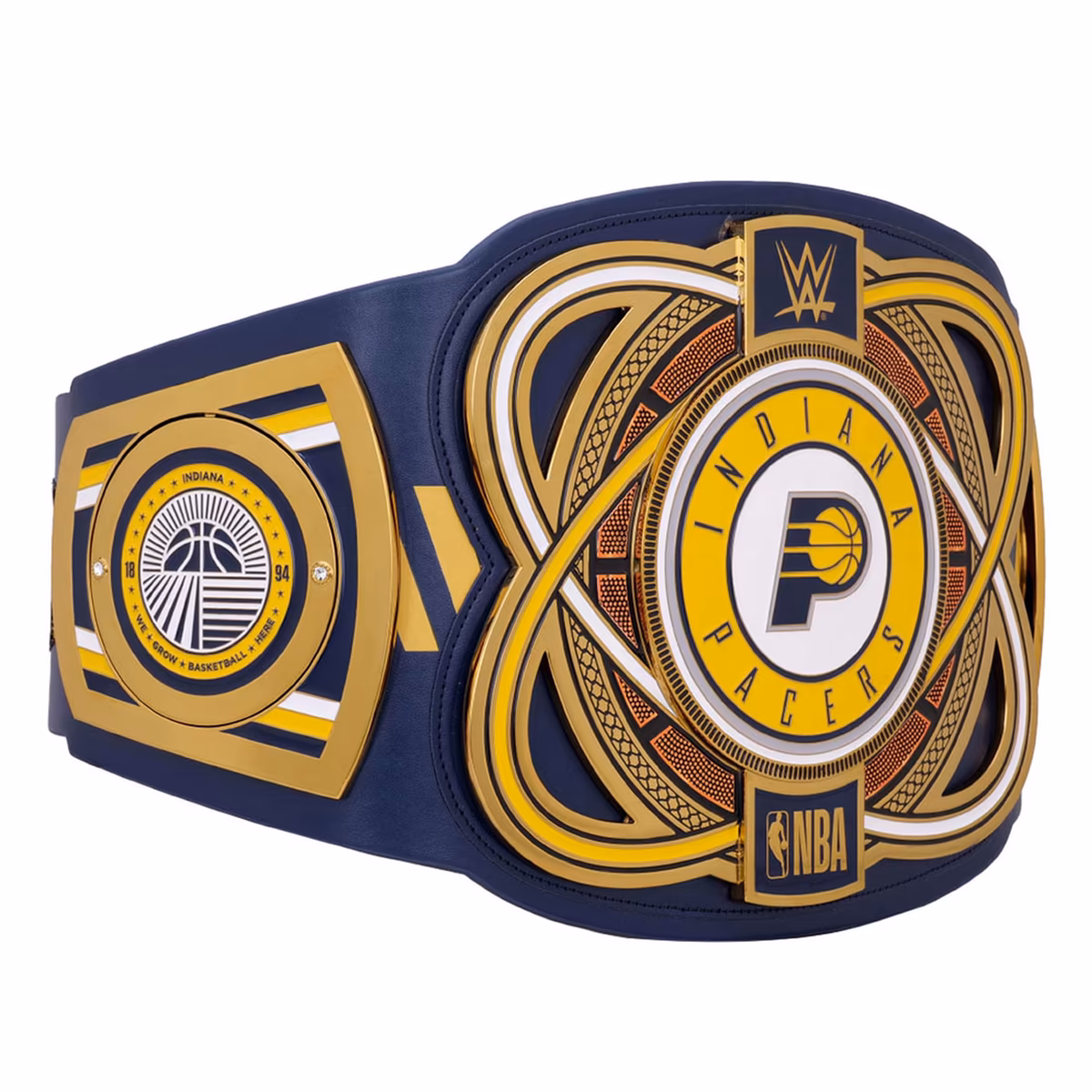 Indiana Pacers WWE Legacy Title Belt 4 Indiana Pacers WWE Legacy Title Belt