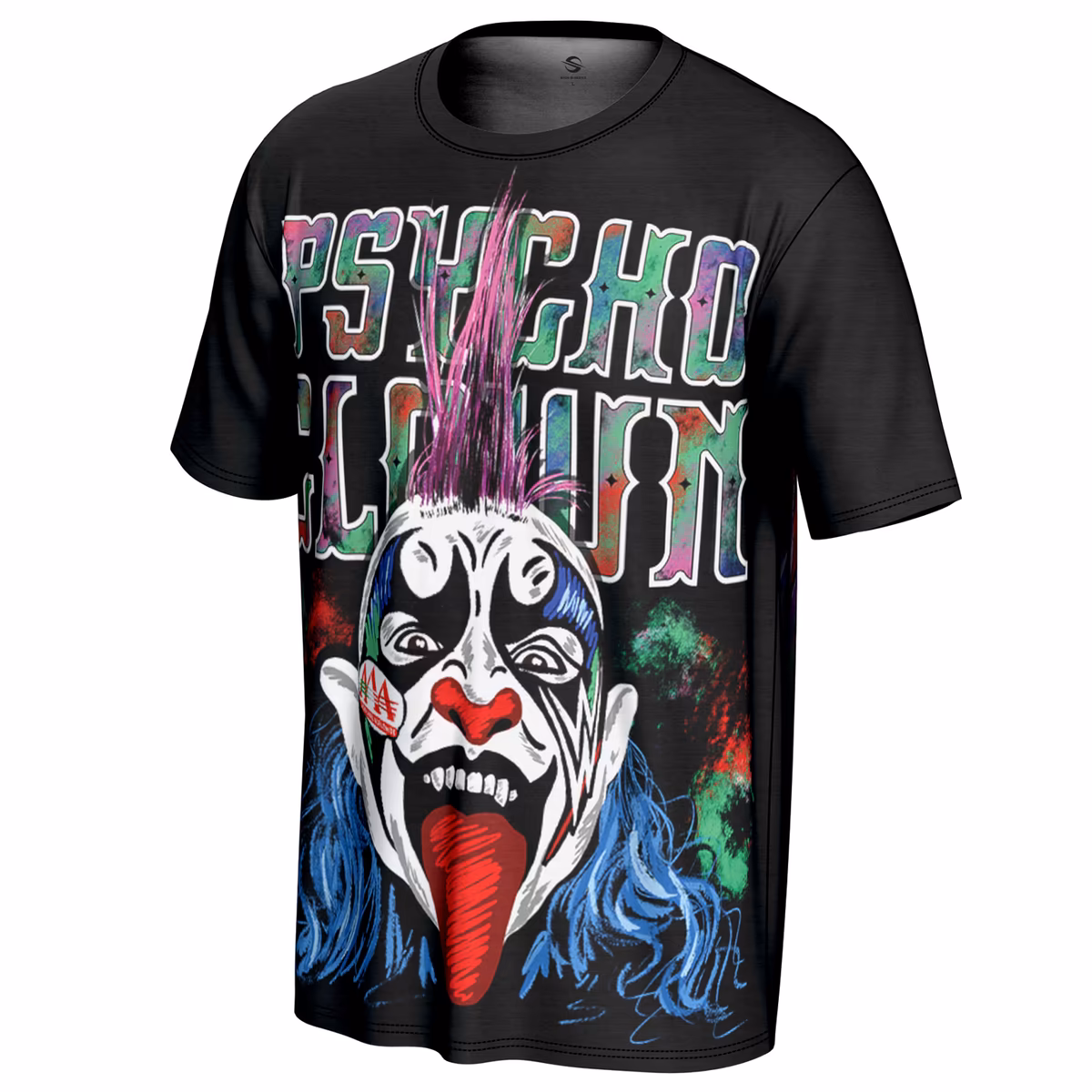 Men's ProSphere Black Psycho Clown AAA T-Shirt 3 Men's ProSphere Black Psycho Clown AAA T-Shirt