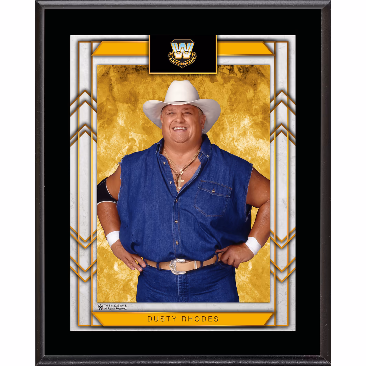 Dusty Rhodes 10.5" x 13" Sublimated Plaque 1 Dusty Rhodes 10.5" x 13" Sublimated Plaque