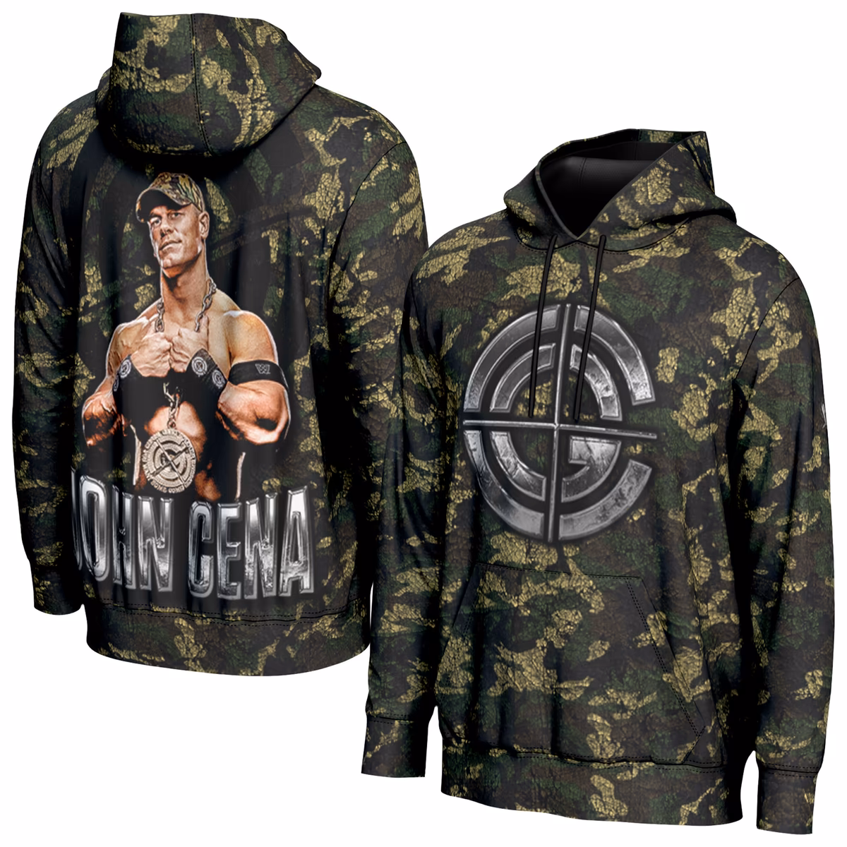 Men's ProSphere Black John Cena Chain Hoodie