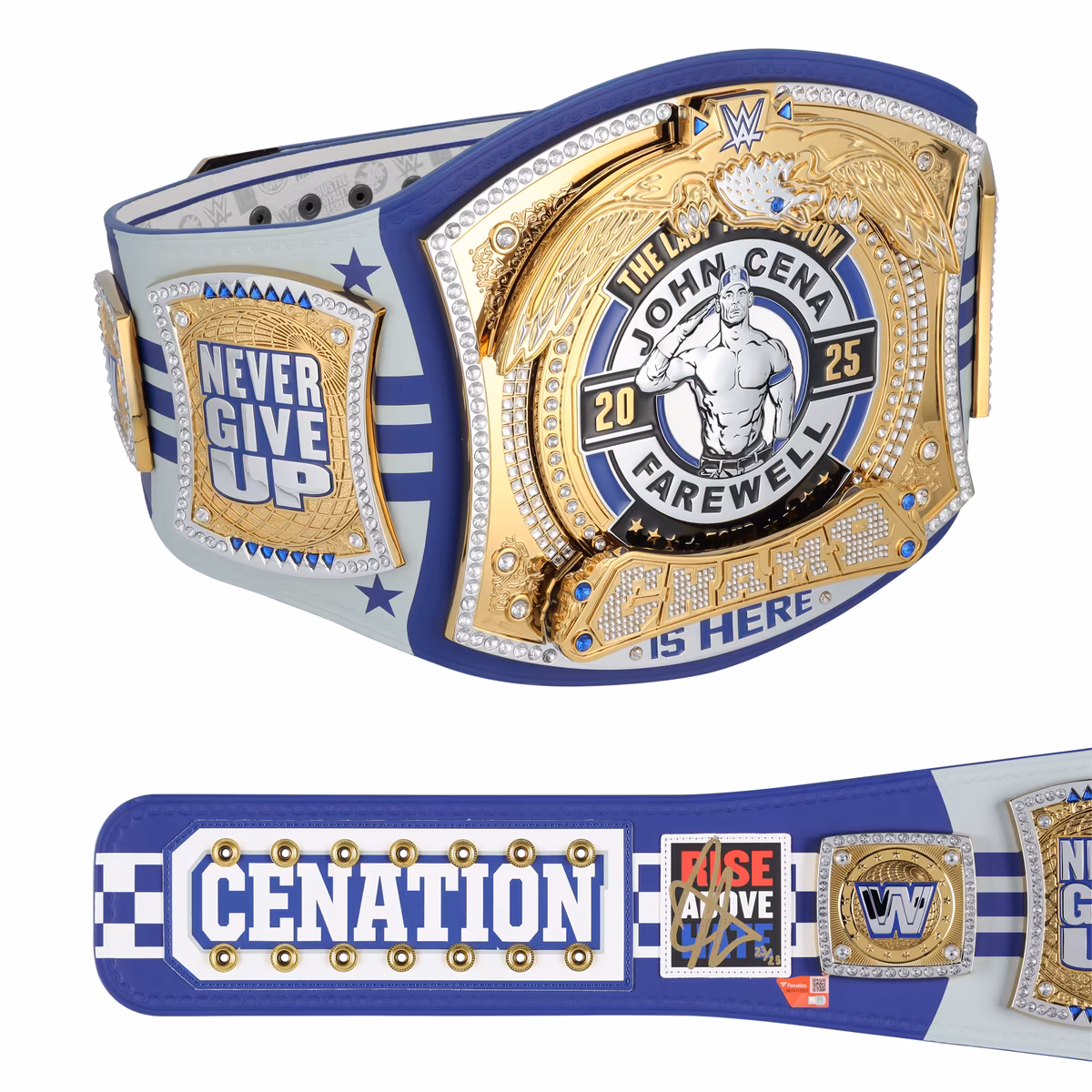 John Cena WWE Autographed Farewell Tour 2025 Lexington Replica Title Belt - Limited Edition of 25 8 John Cena WWE Autographed Farewell Tour 2025 Lexington Replica Title Belt - Limited Edition of 25