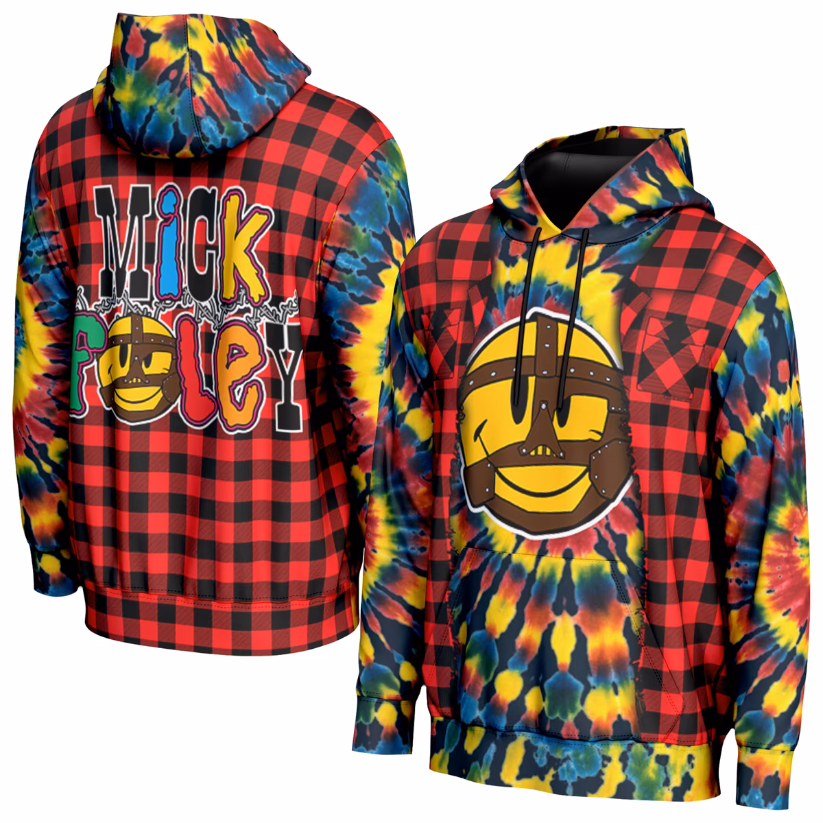Men's ProSphere Mick Foley Cosplay Hoodie 6 Men's ProSphere Mick Foley Cosplay Hoodie