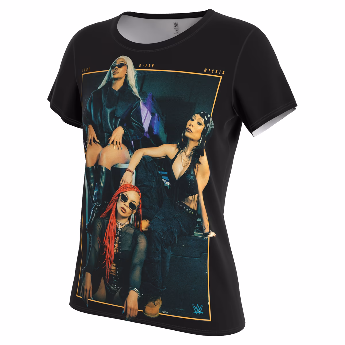 Women's ProSphere Black Jade Cargill, B-Fab & Michin T-Shirt 3 Women's ProSphere Black Jade Cargill, B-Fab & Michin T-Shirt