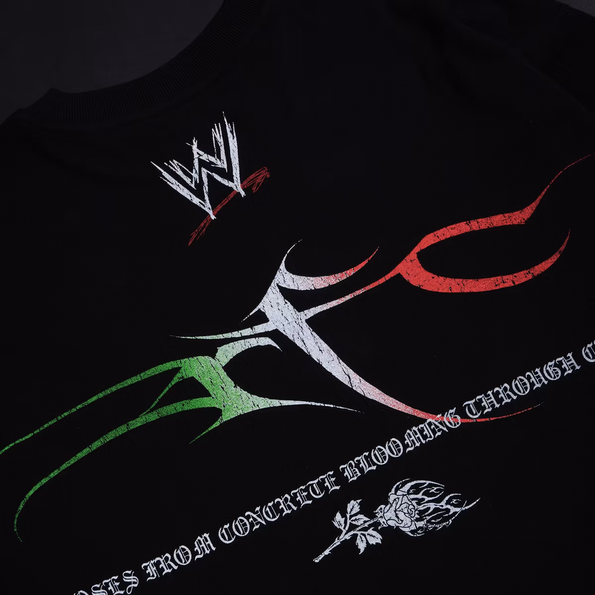 Men's Civil Regime Black Eddie Guerrero Lucha Rose Everyday Boxy T-Shirt 6 Men's Civil Regime Black Eddie Guerrero Lucha Rose Everyday Boxy T-Shirt