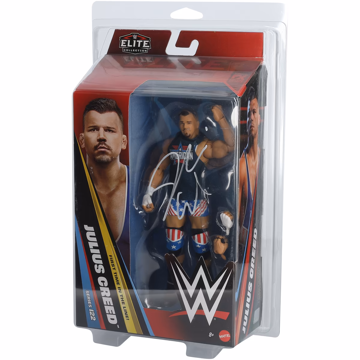 Julius Creed WWE Autographed Mattel Elite Collection Series 122 Action Figure - First Time In The Line
