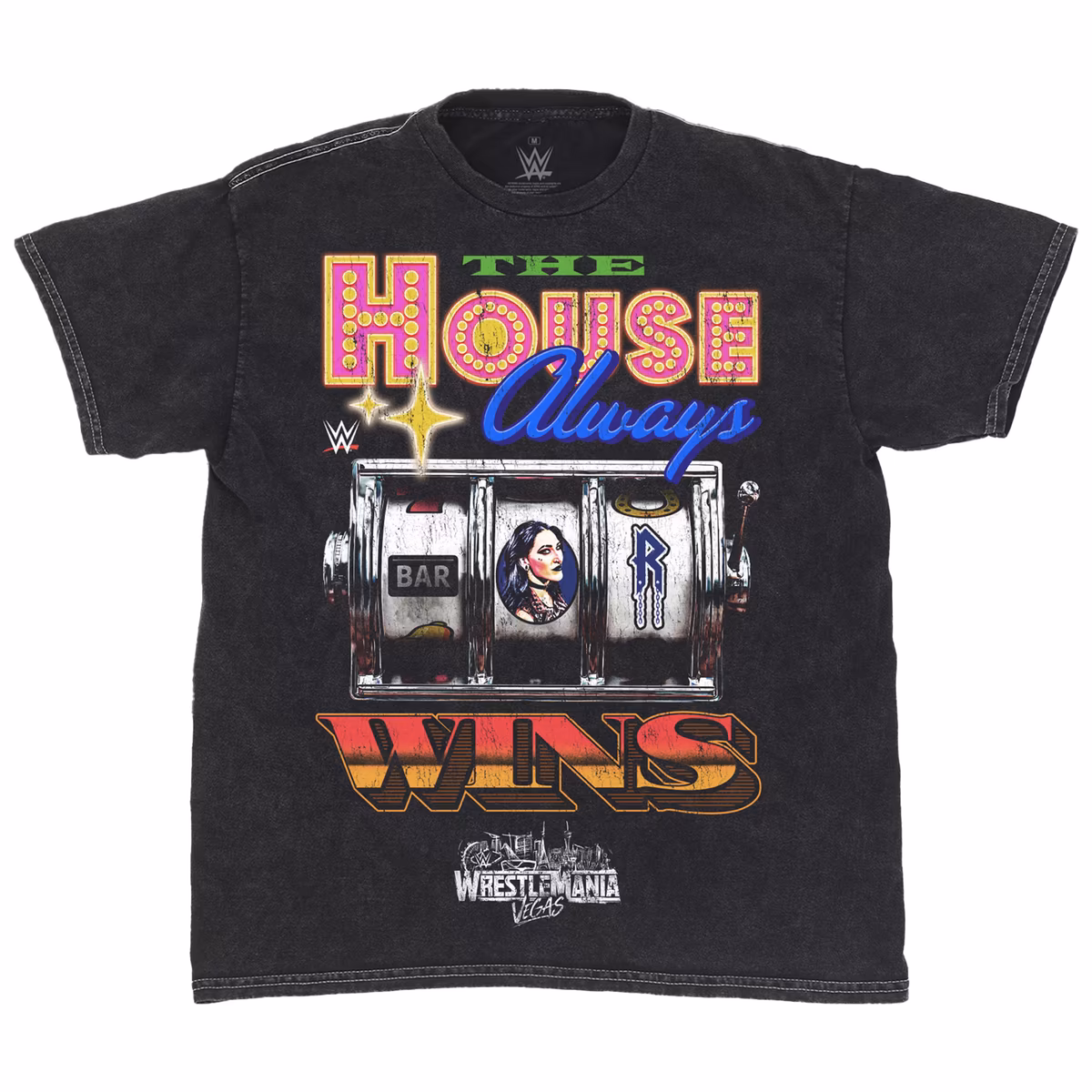 Men's Ripple Junction Black Rhea Ripley WrestleMania 42 The House Always Wins T-Shirt 8 Men's Ripple Junction Black Rhea Ripley WrestleMania 42 The House Always Wins T-Shirt