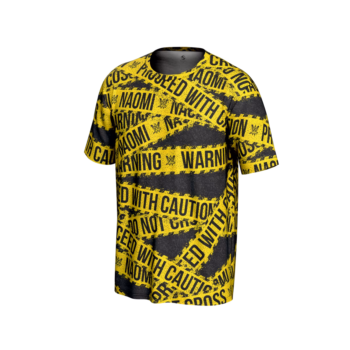 Men's ProSphere Black Naomi Caution Tape Graphic T-Shirt 3 Men's ProSphere Black Naomi Caution Tape Graphic T-Shirt