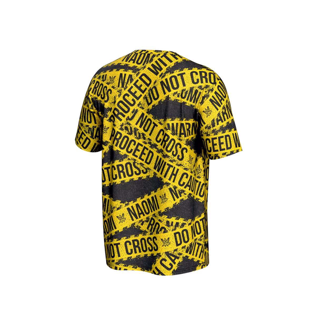 Men's ProSphere Black Naomi Caution Tape Graphic T-Shirt 4 Men's ProSphere Black Naomi Caution Tape Graphic T-Shirt