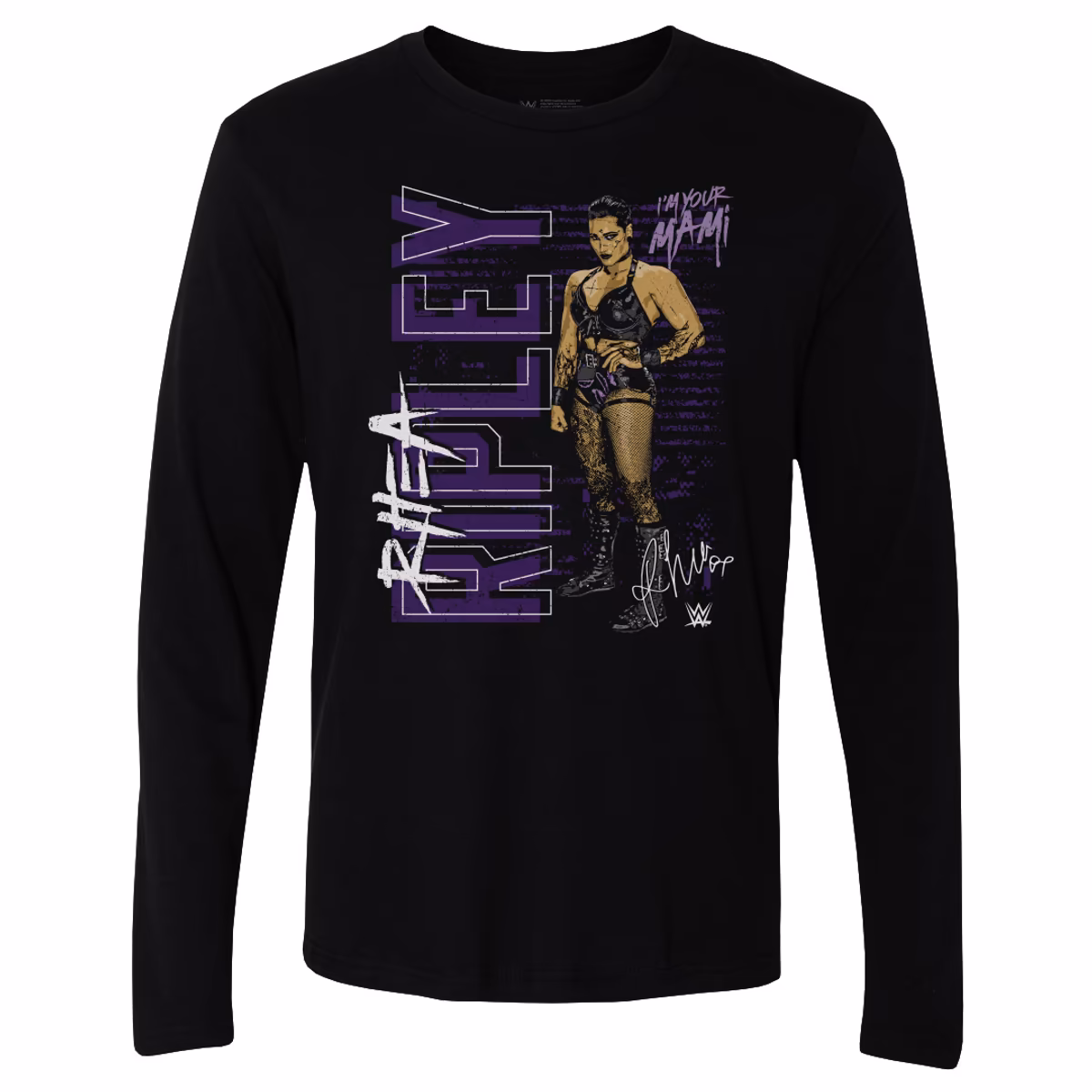 Men's 500 Level Black Rhea Ripley Vertical Long Sleeve T-Shirt 19 Men's 500 Level Black Rhea Ripley Vertical Long Sleeve T-Shirt