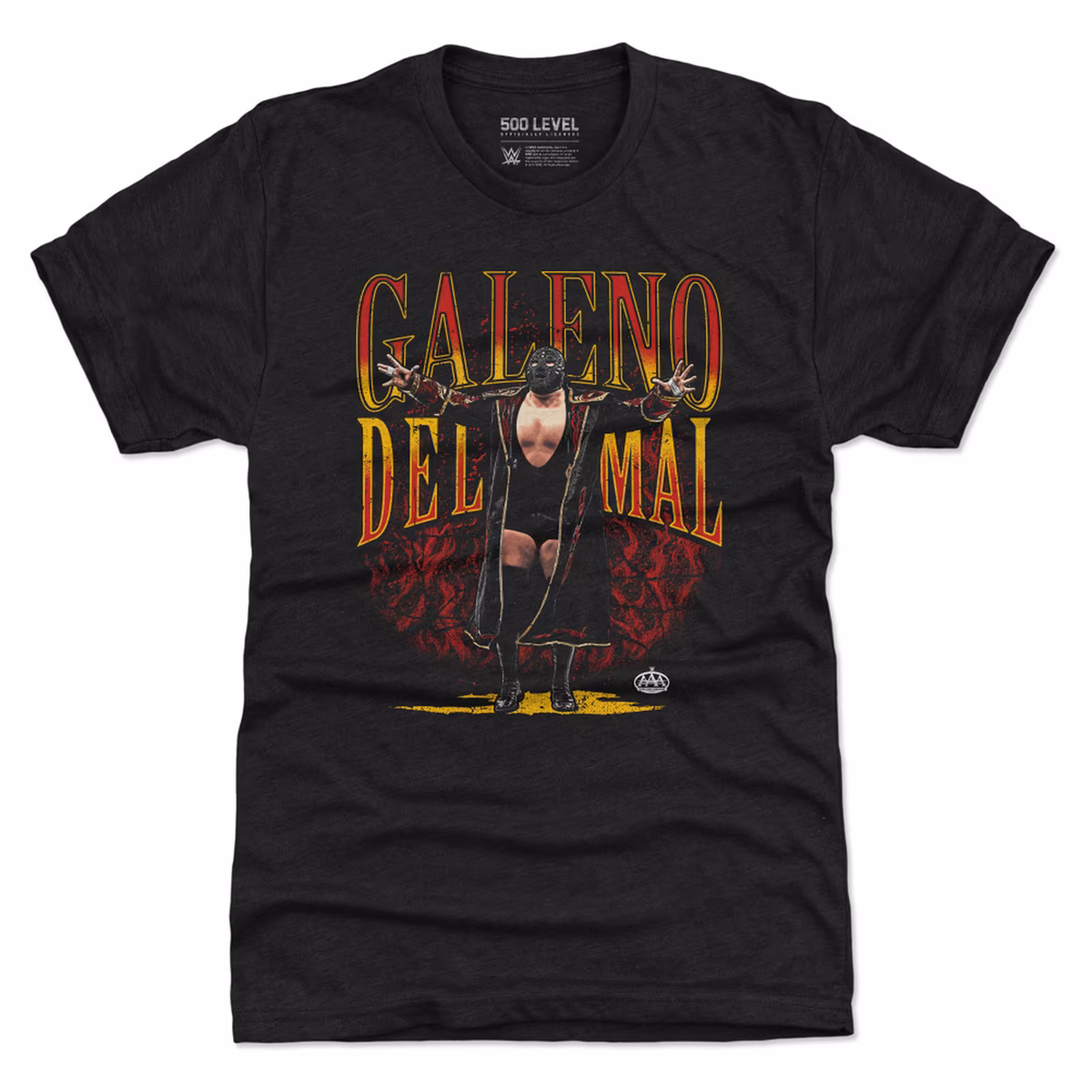 Men's 500 Level Black Galeno Del Mal Entrance Premium Tri-Blend T-Shirt 15 Men's 500 Level Black Galeno Del Mal Entrance Premium Tri-Blend T-Shirt