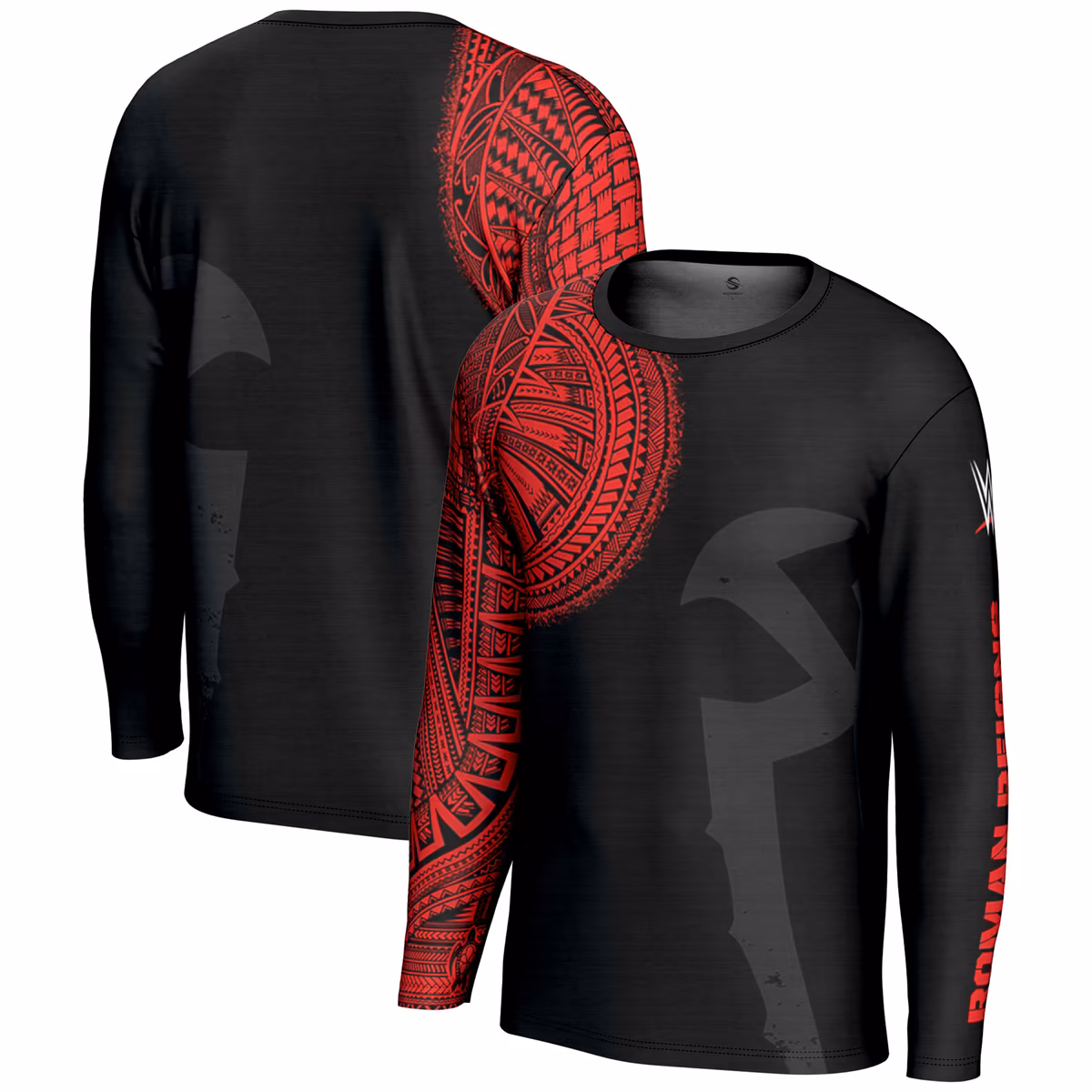 Youth ProSphere Black/Red Roman Reigns Tattoo Long Sleeve T-Shirt 1 Youth ProSphere Black/Red Roman Reigns Tattoo Long Sleeve T-Shirt