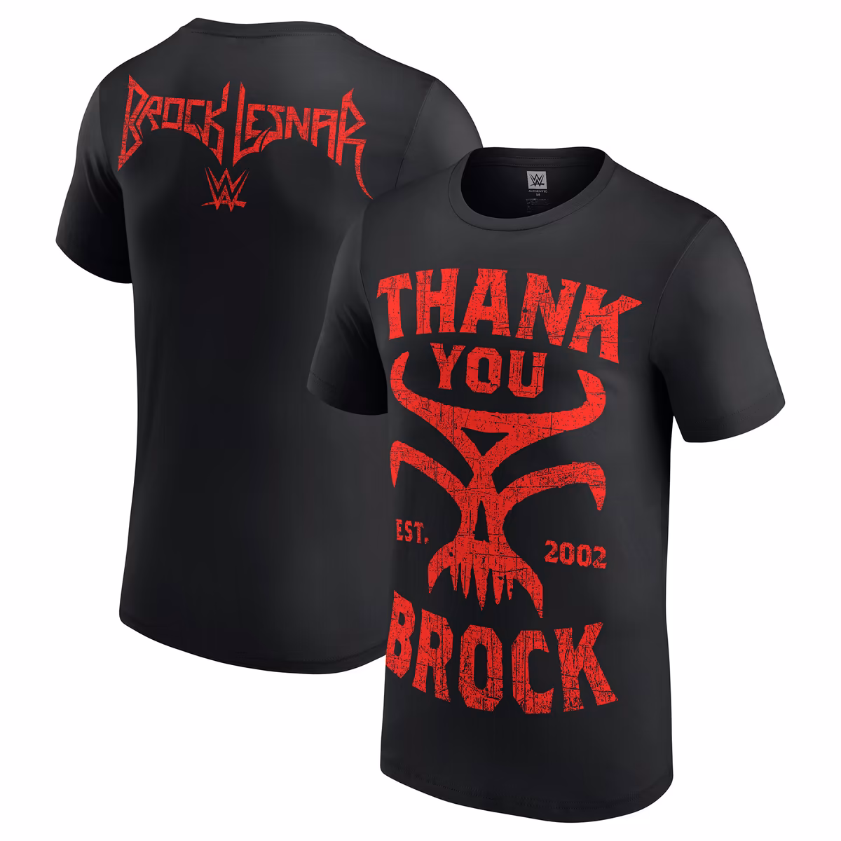 Men's Black/Red Brock Lesnar Thank You Brock T-Shirt
