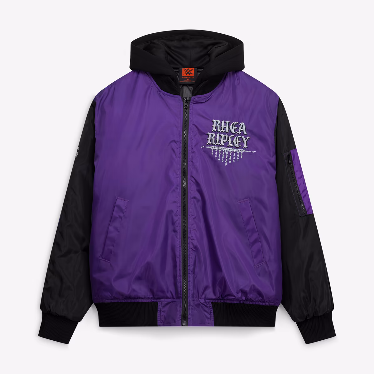Men's Purple Rhea Ripley Full-Zip Hooded Jacket 3 Men's Purple Rhea Ripley Full-Zip Hooded Jacket