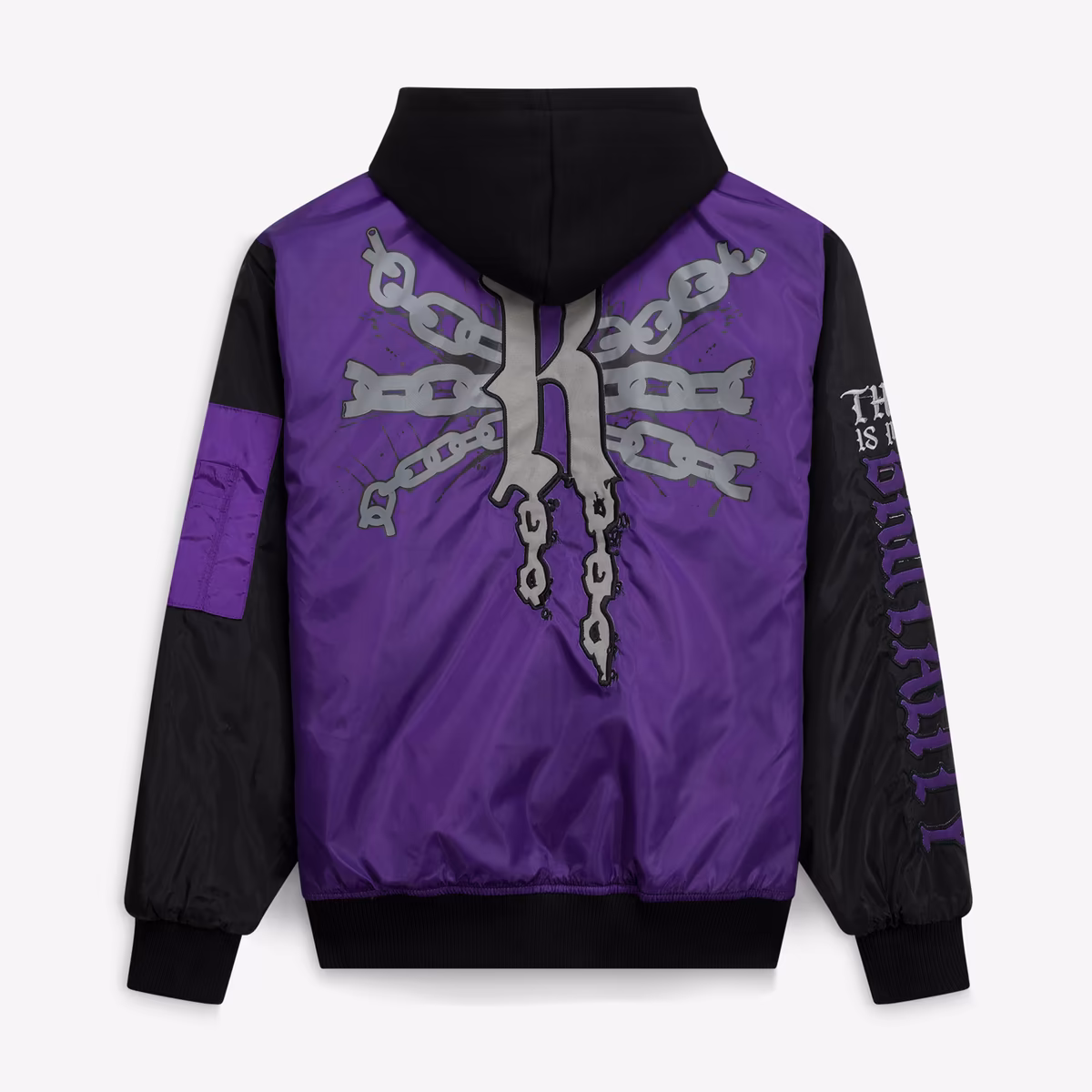 Men's Purple Rhea Ripley Full-Zip Hooded Jacket 4 Men's Purple Rhea Ripley Full-Zip Hooded Jacket