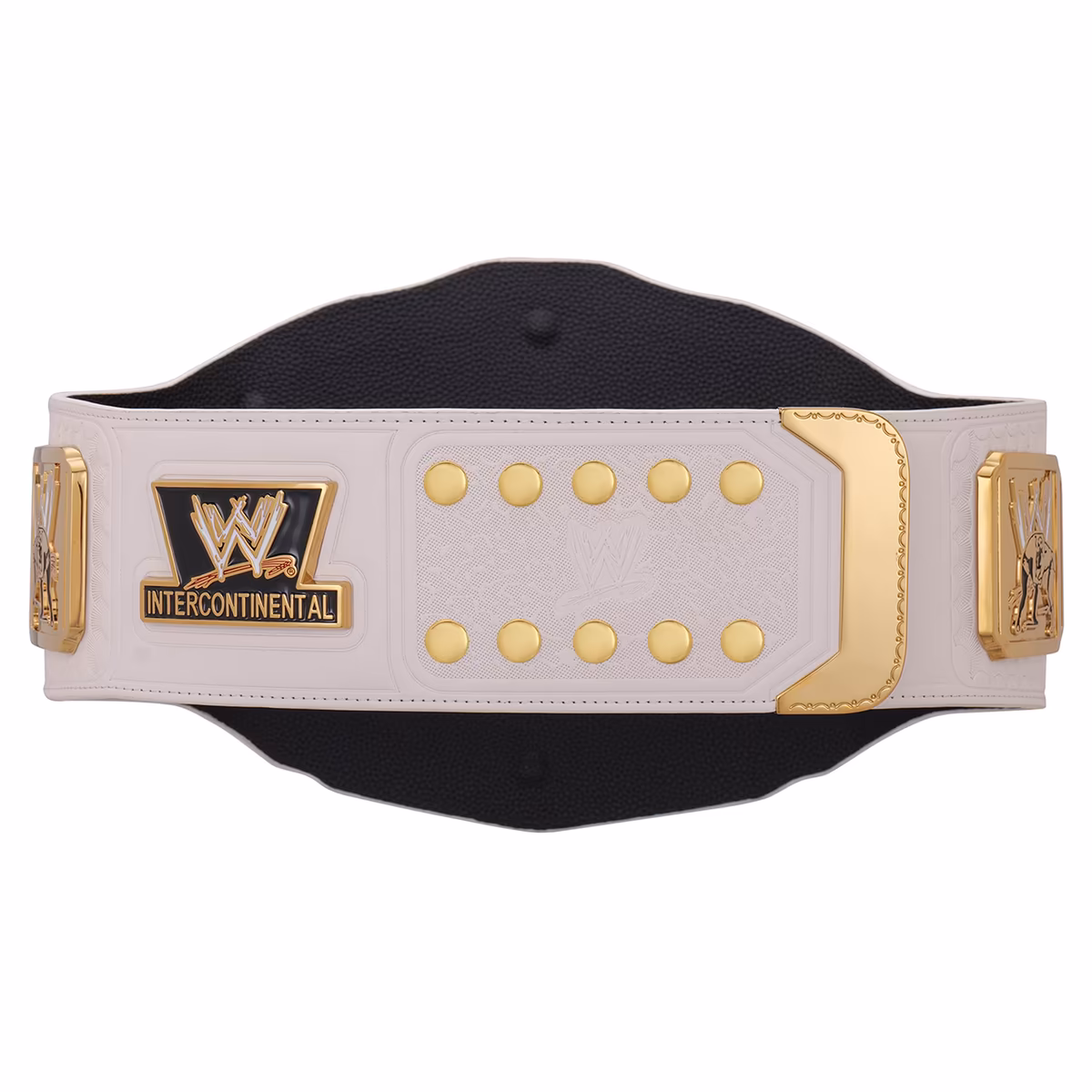 WWE Intercontinental Scratch Logo White Replica Title Belt 5 WWE Intercontinental Scratch Logo White Replica Title Belt