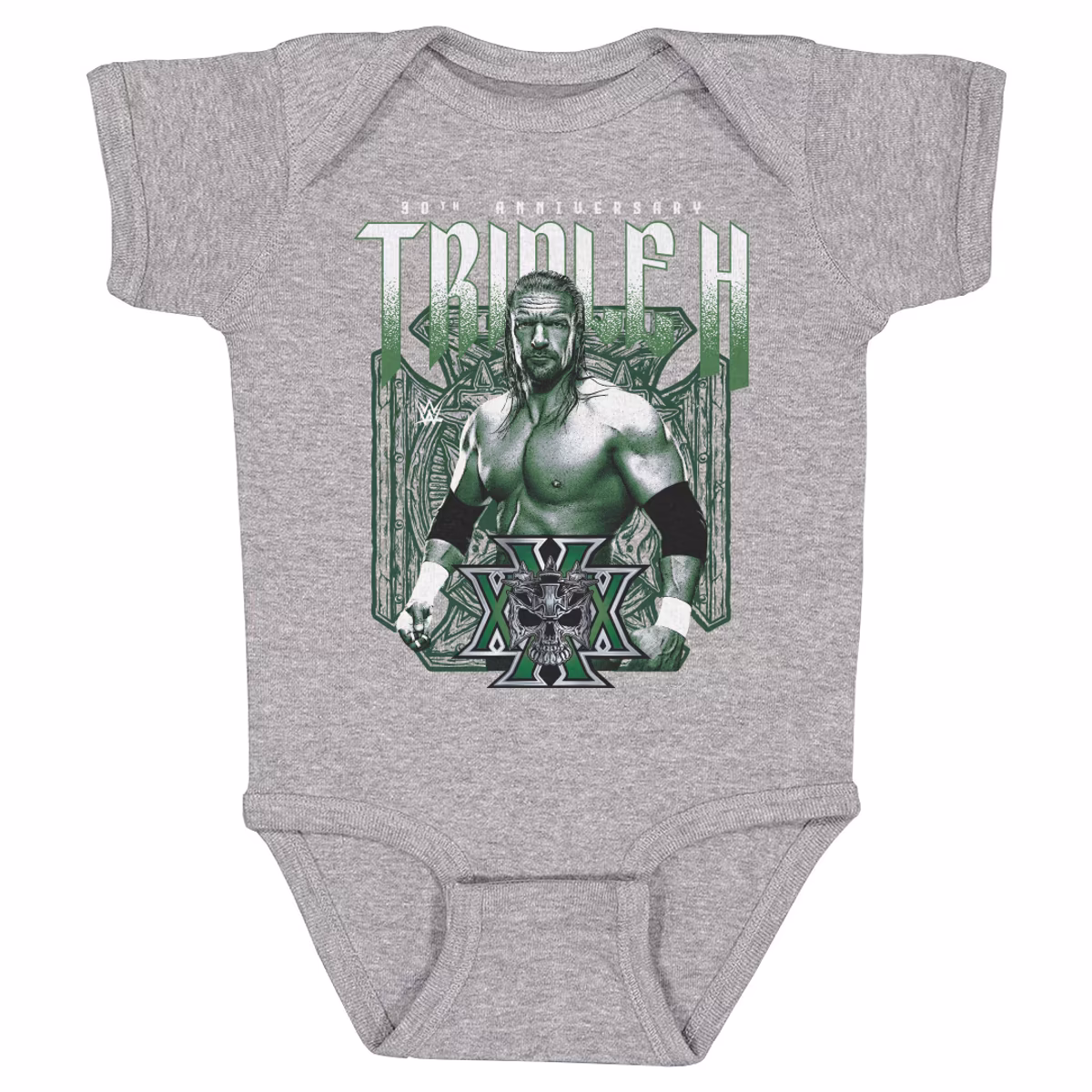 Infant 500 Level Heather Gray Triple H 30th Anniversary Bodysuit 9 Infant 500 Level Heather Gray Triple H 30th Anniversary Bodysuit