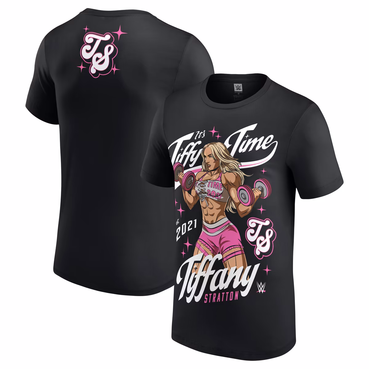Men's Black Tiffany Stratton Tiffy Time Est. 2021 T-Shirt 8 Men's Black Tiffany Stratton Tiffy Time Est. 2021 T-Shirt