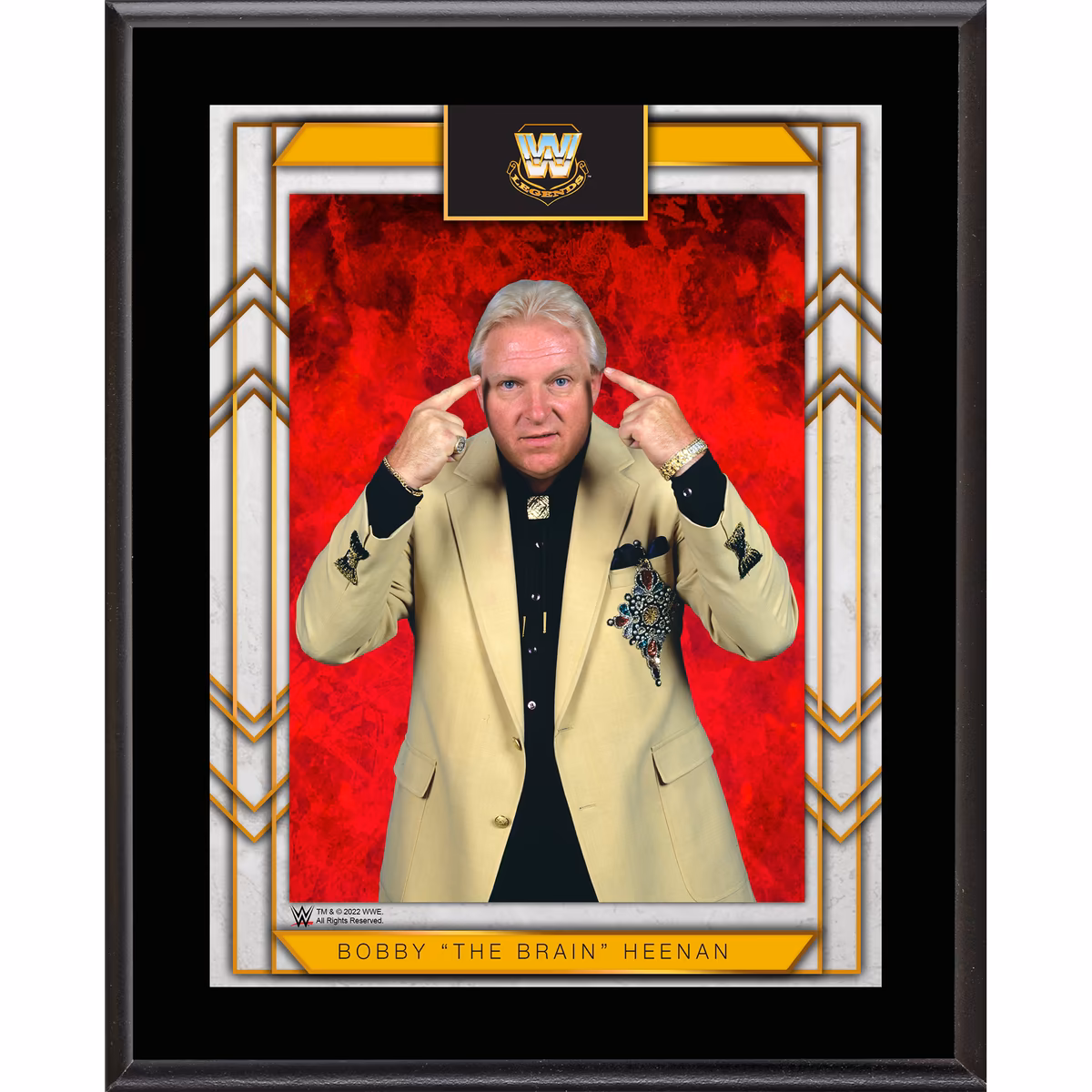 Bobby Heenan 10.5" x 13" Sublimated Plaque