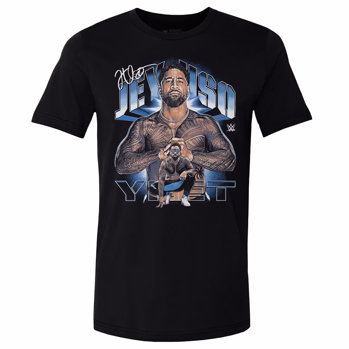 Men's 500 Level Black Jey Uso Vintage Superstar T-Shirt 9 Men's 500 Level Black Jey Uso Vintage Superstar T-Shirt