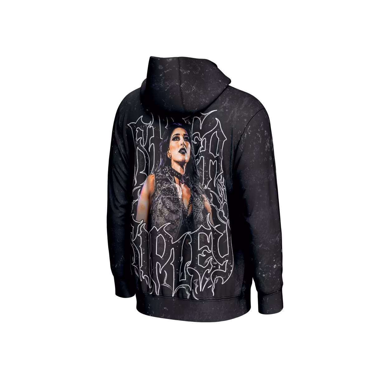 Men's ProSphere Black Rhea Ripley Superstar Hoodie 4 Men's ProSphere Black Rhea Ripley Superstar Hoodie