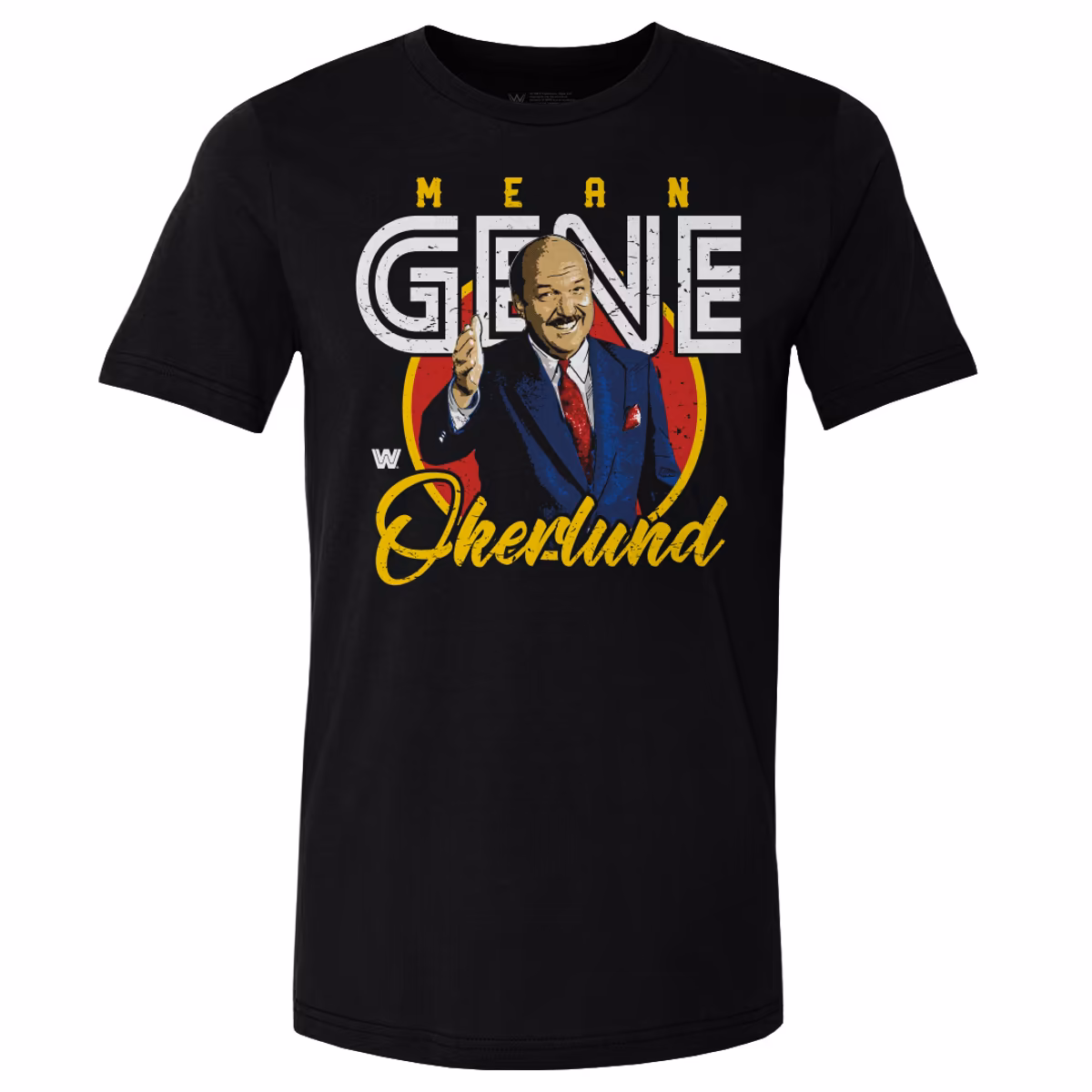 Men's 500 Level  Black Mean Gene Okerlund T-Shirt