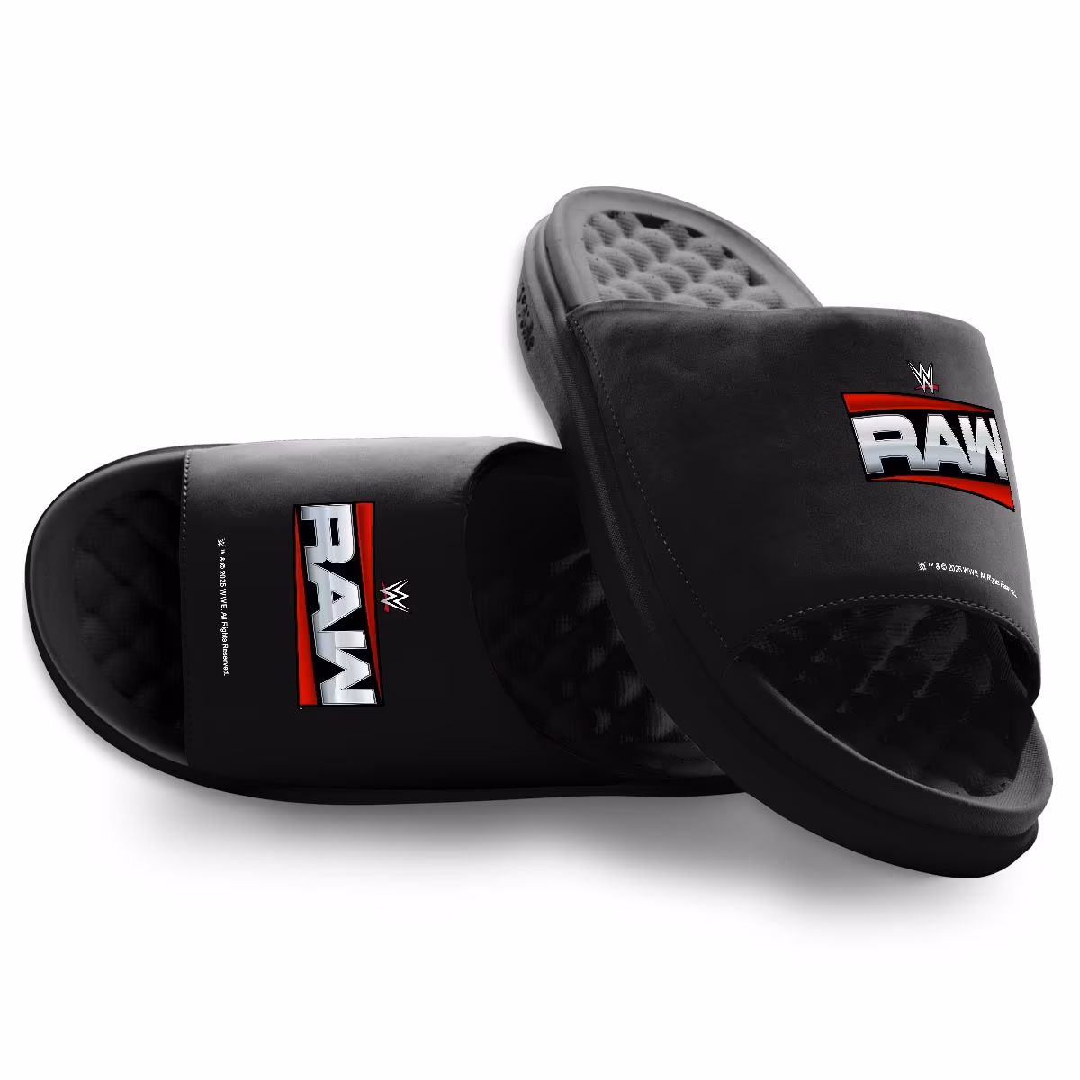 Men's ISlide RAW Logo Motive Slide Sandals 4 Men's ISlide RAW Logo Motive Slide Sandals
