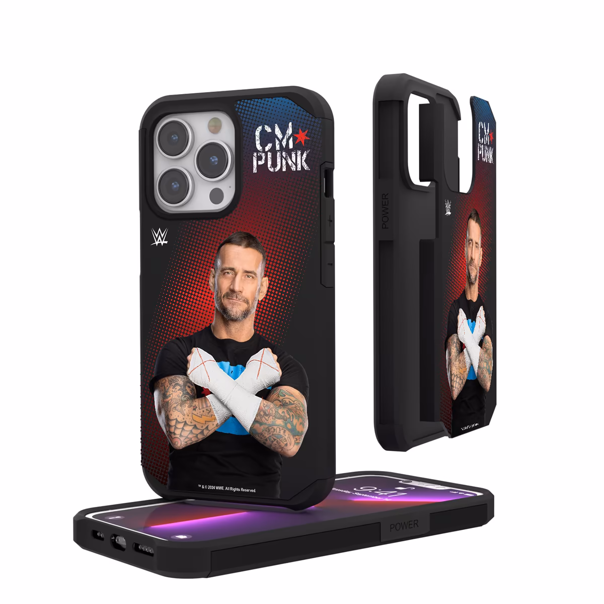 Keyscaper CM Punk WWE Flag Superstar iPhone Rugged Case 8 Keyscaper CM Punk WWE Flag Superstar iPhone Rugged Case