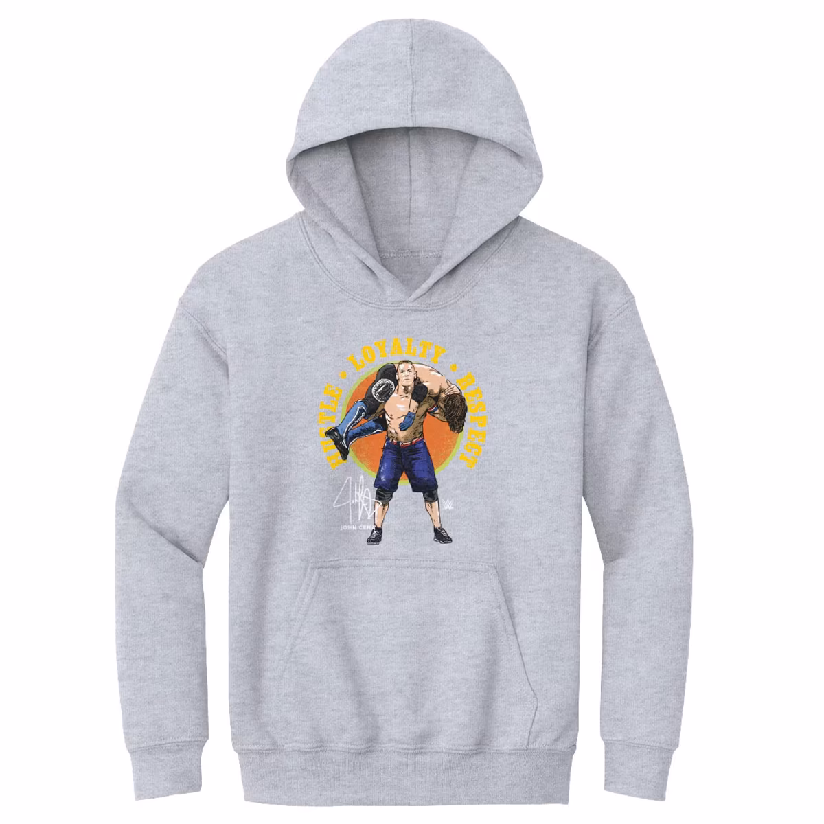 Youth 500 Level Gray John Cena Hustle, Loyalty, Respect Pullover Hoodie 1 Youth 500 Level Gray John Cena Hustle, Loyalty, Respect Pullover Hoodie