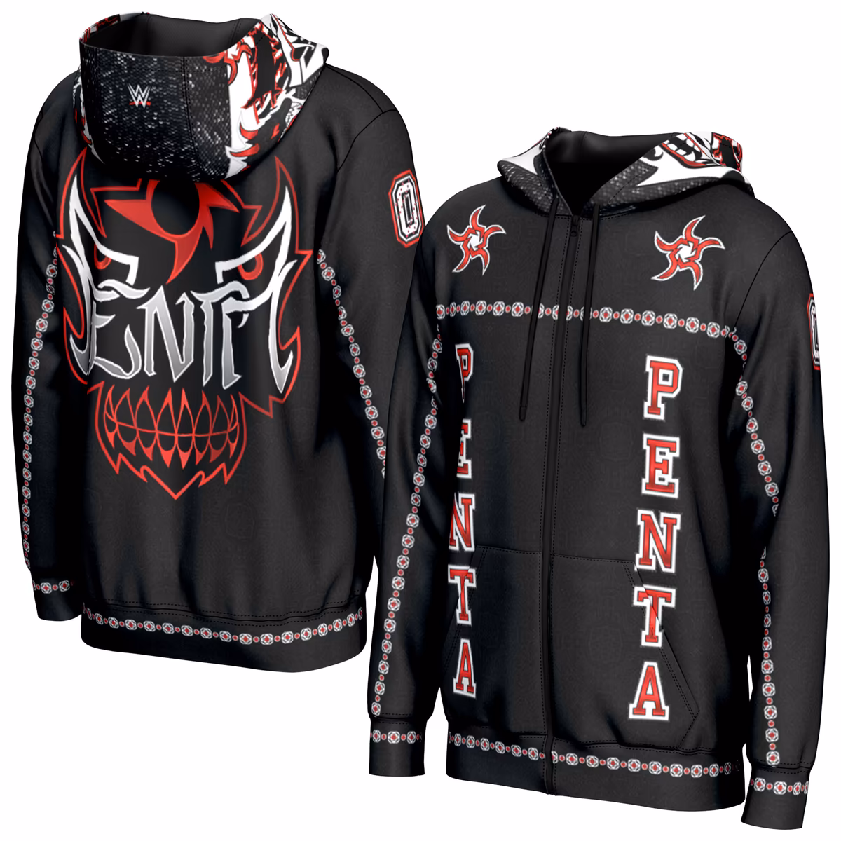 Youth ProSphere Black Penta Mask Full-Zip Hoodie