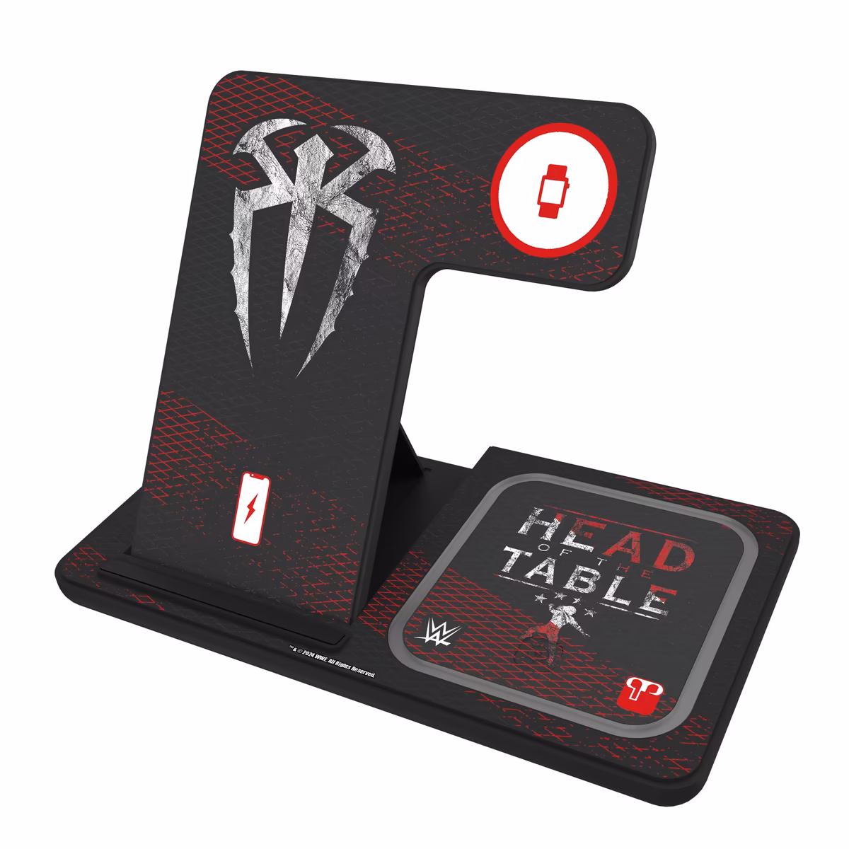 Keyscaper Black Roman Reigns 3-In-1 Charging Station 3 Keyscaper Black Roman Reigns 3-In-1 Charging Station