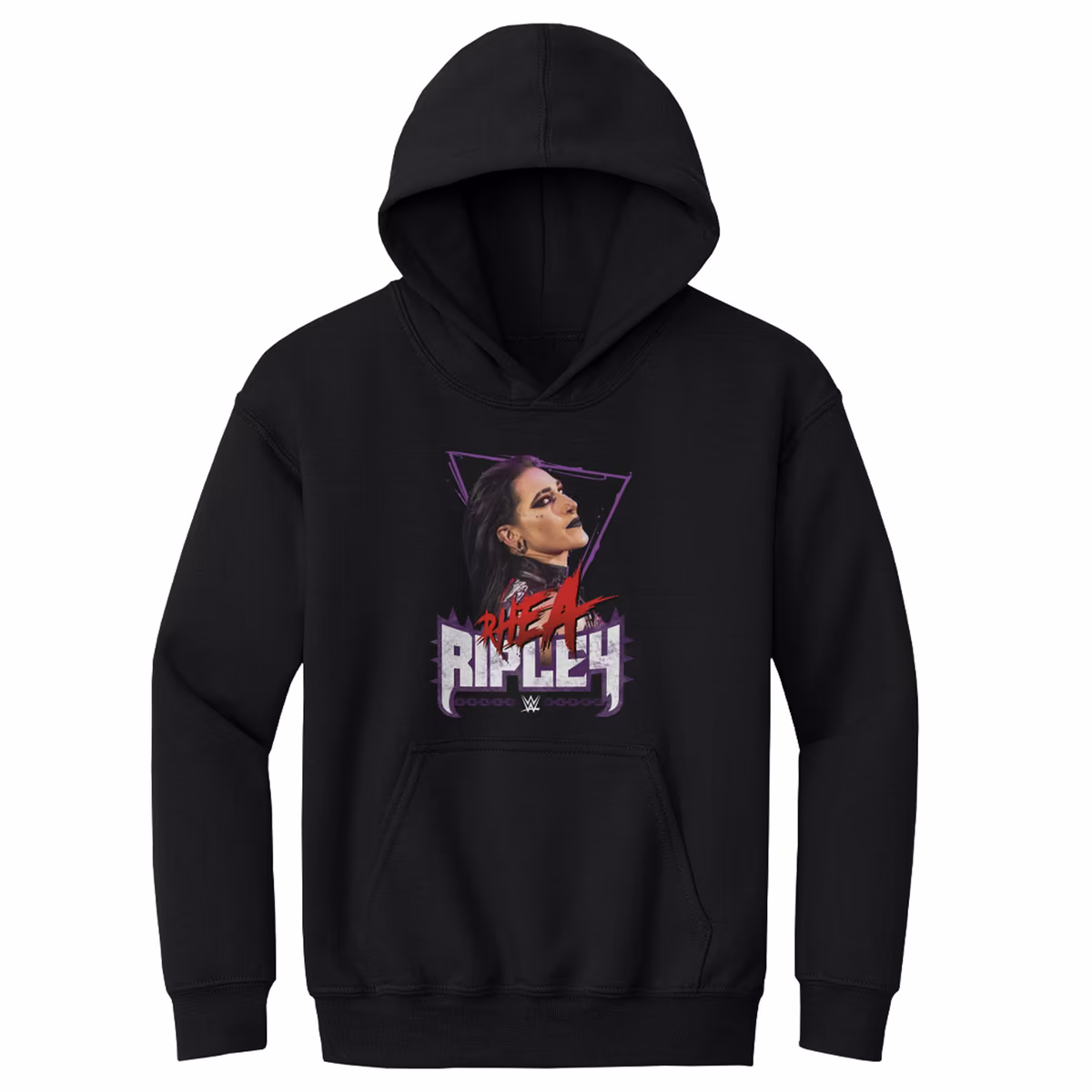 Youth 500 Level Black Rhea Ripley Grunge Hoodie