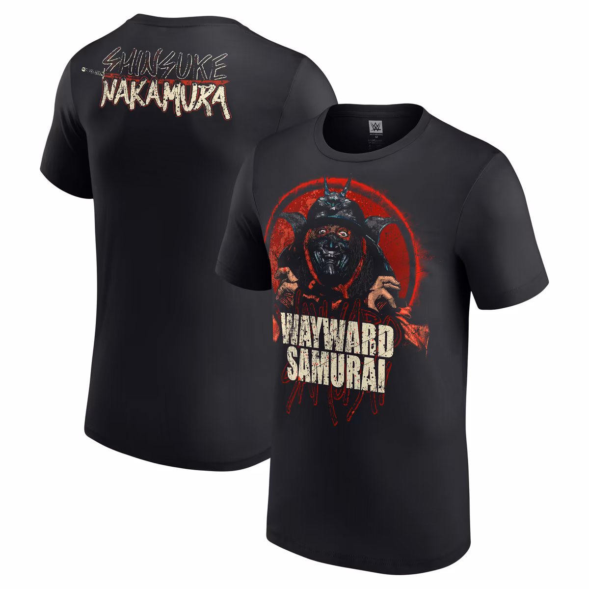 Men's Black Shinsuke Nakamura Wayward Samurai T-Shirt 1 Men's Black Shinsuke Nakamura Wayward Samurai T-Shirt