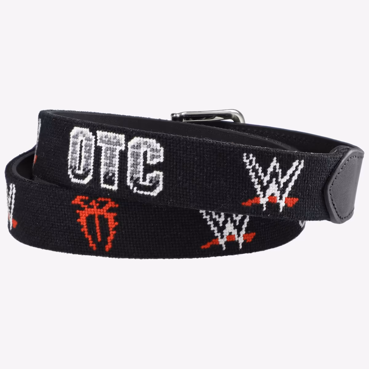 Men's Roman Reigns Needlepoint Belt 3 Men's Roman Reigns Needlepoint Belt