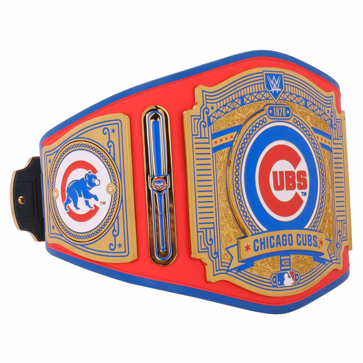 Chicago Cubs WWE Legacy Title Belt 4 Chicago Cubs WWE Legacy Title Belt