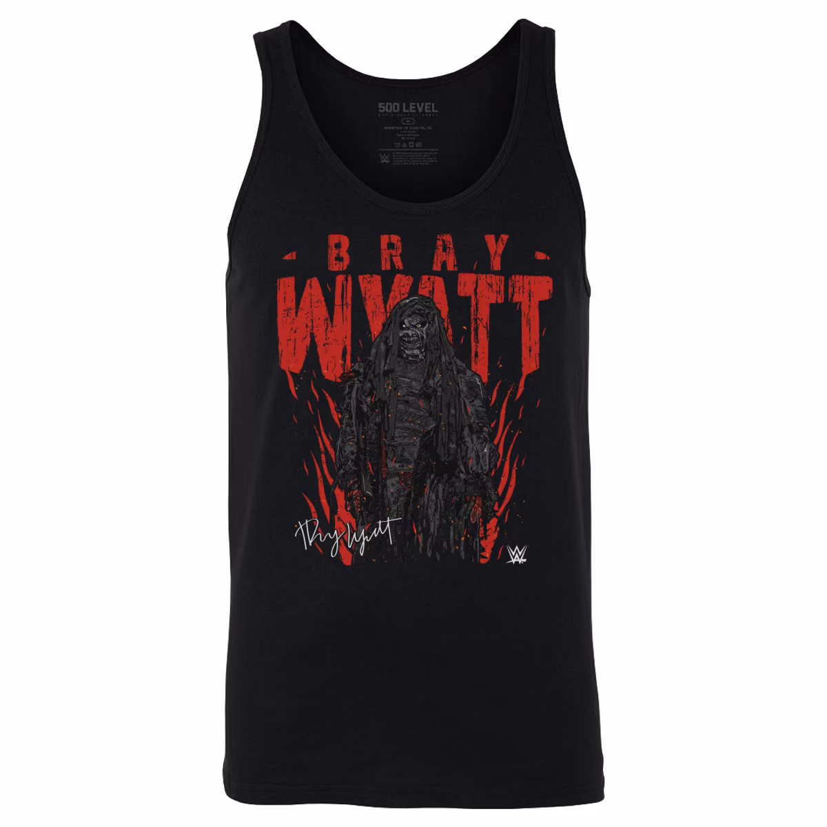 Men's 500 Level Black Bray Wyatt Darkness Tank Top 3 Men's 500 Level Black Bray Wyatt Darkness Tank Top