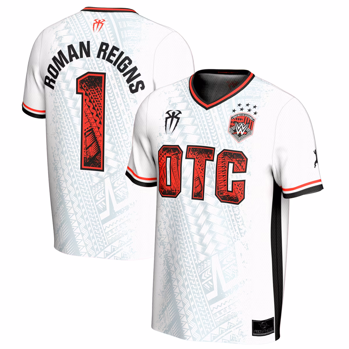 Youth ProSphere White Roman Reigns Soccer Jersey 6 Youth ProSphere White Roman Reigns Soccer Jersey