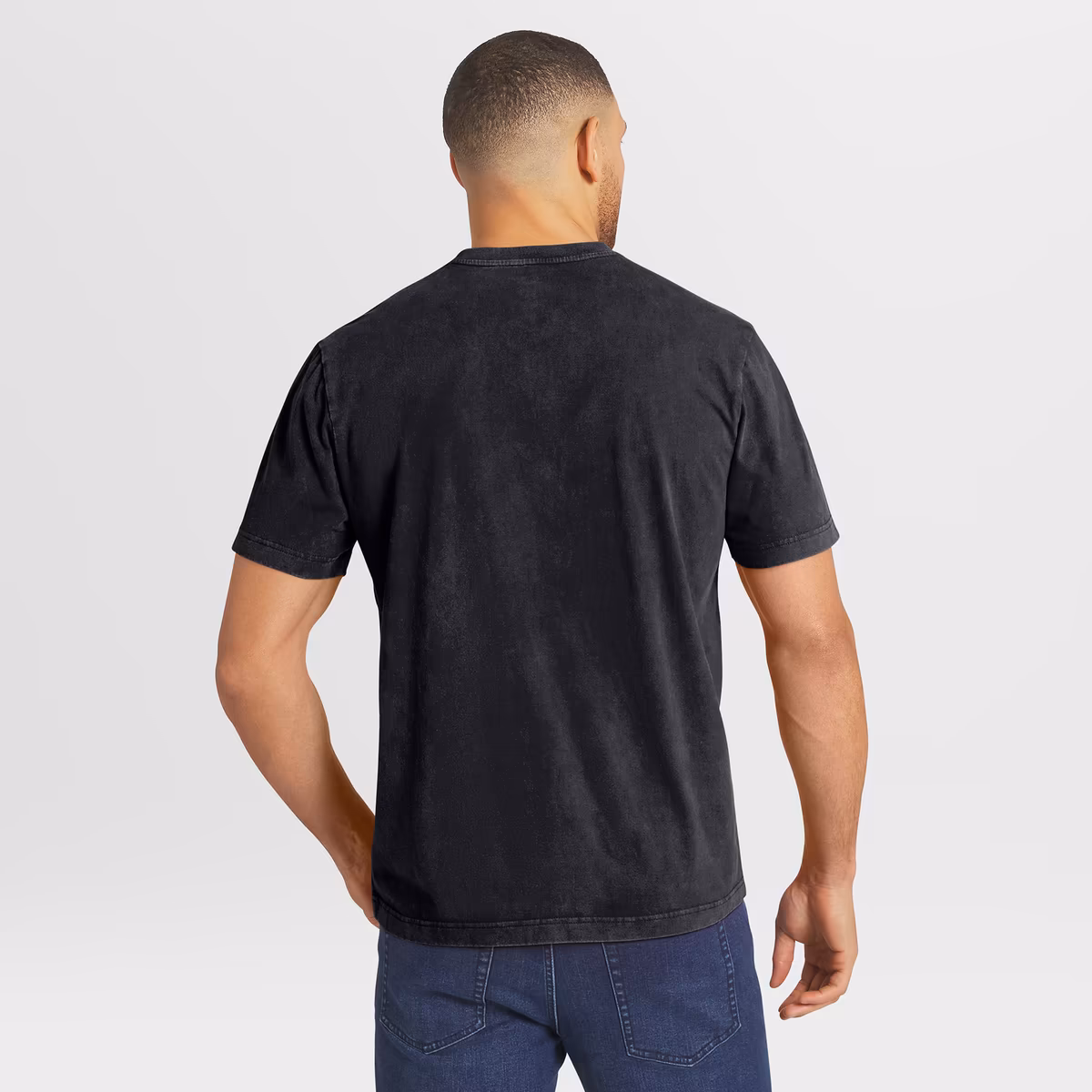 Men's Darius Rucker Collection by Fanatics Black WWE Logo Washed Henley T-Shirt 3 Men's Darius Rucker Collection by Fanatics Black WWE Logo Washed Henley T-Shirt