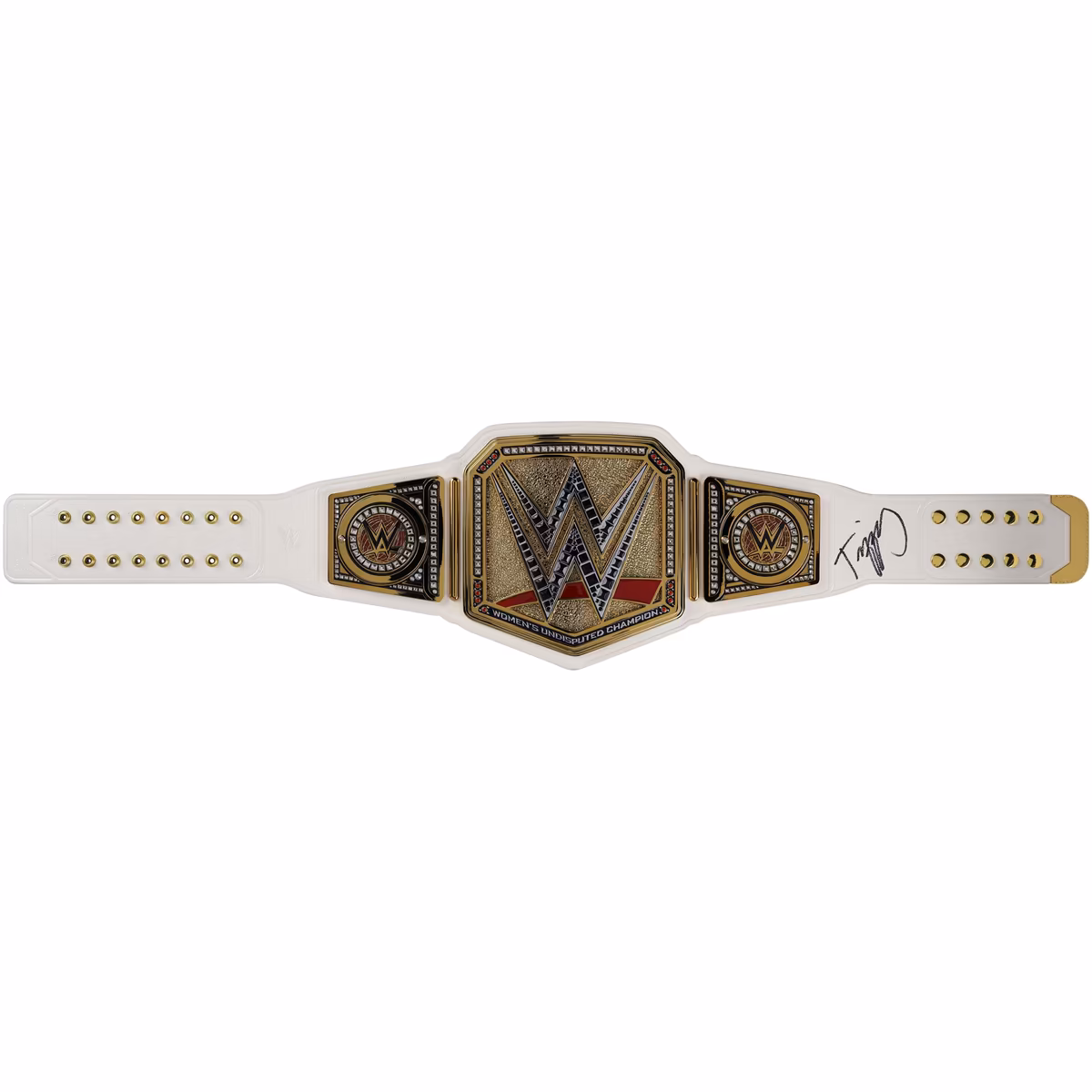 Tiffany Stratton WWE Autographed Women's Championship Replica Title Belt