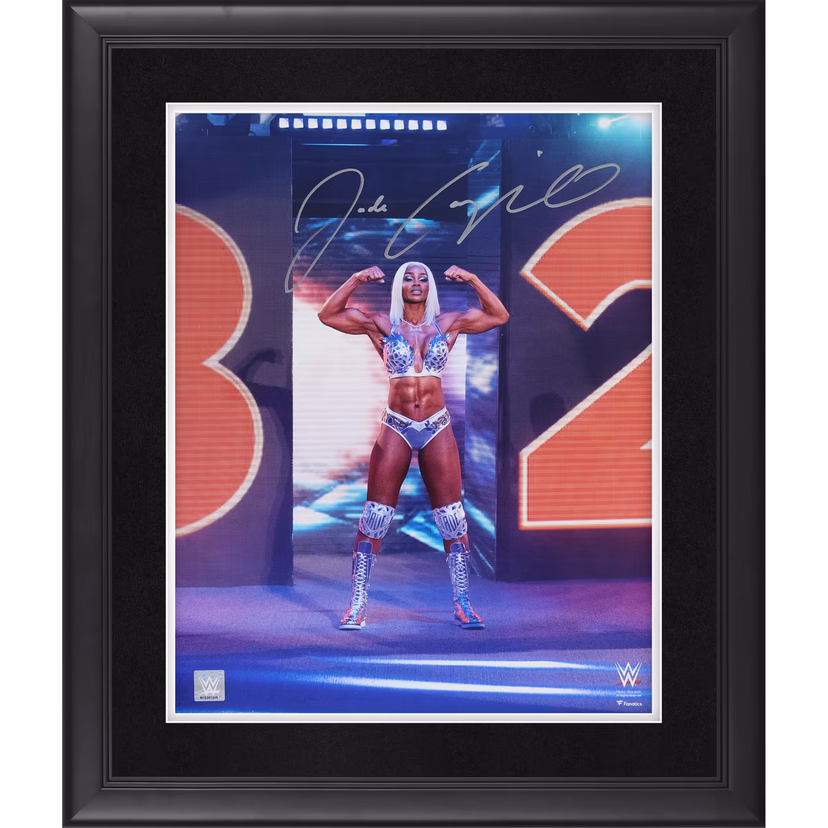 Jade Cargill WWE Autographed Framed 16" x 20" 2024 Royal Rumble Entrance Photograph 5 Jade Cargill WWE Autographed Framed 16" x 20" 2024 Royal Rumble Entrance Photograph