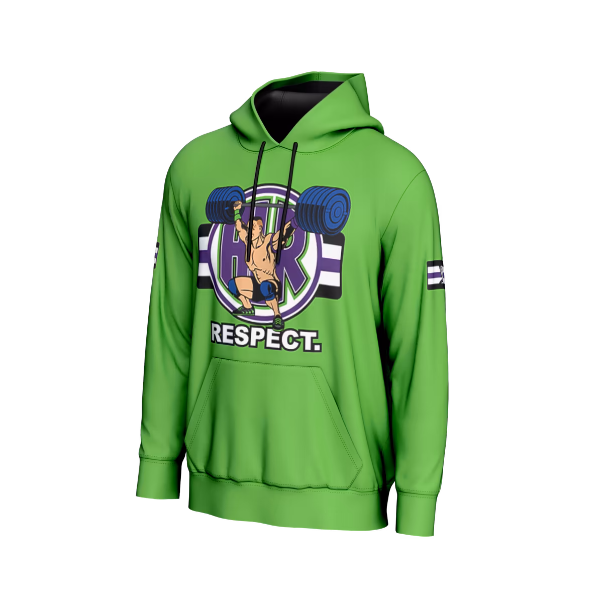 Men's ProSphere Green John Cena Retro Hoodie 3 Men's ProSphere Green John Cena Retro Hoodie
