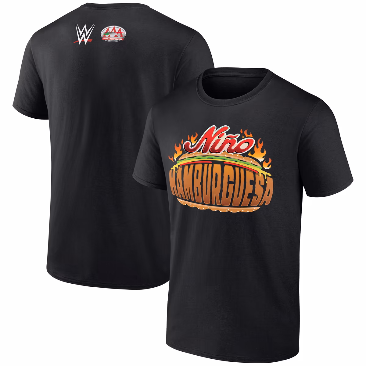 Men's Black Niño Hamburguesa AAA Superstar T-Shirt