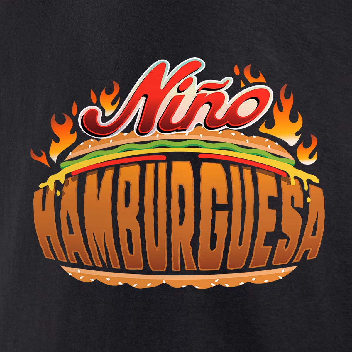 Men's Black Niño Hamburguesa AAA Superstar T-Shirt 5 Men's Black Niño Hamburguesa AAA Superstar T-Shirt