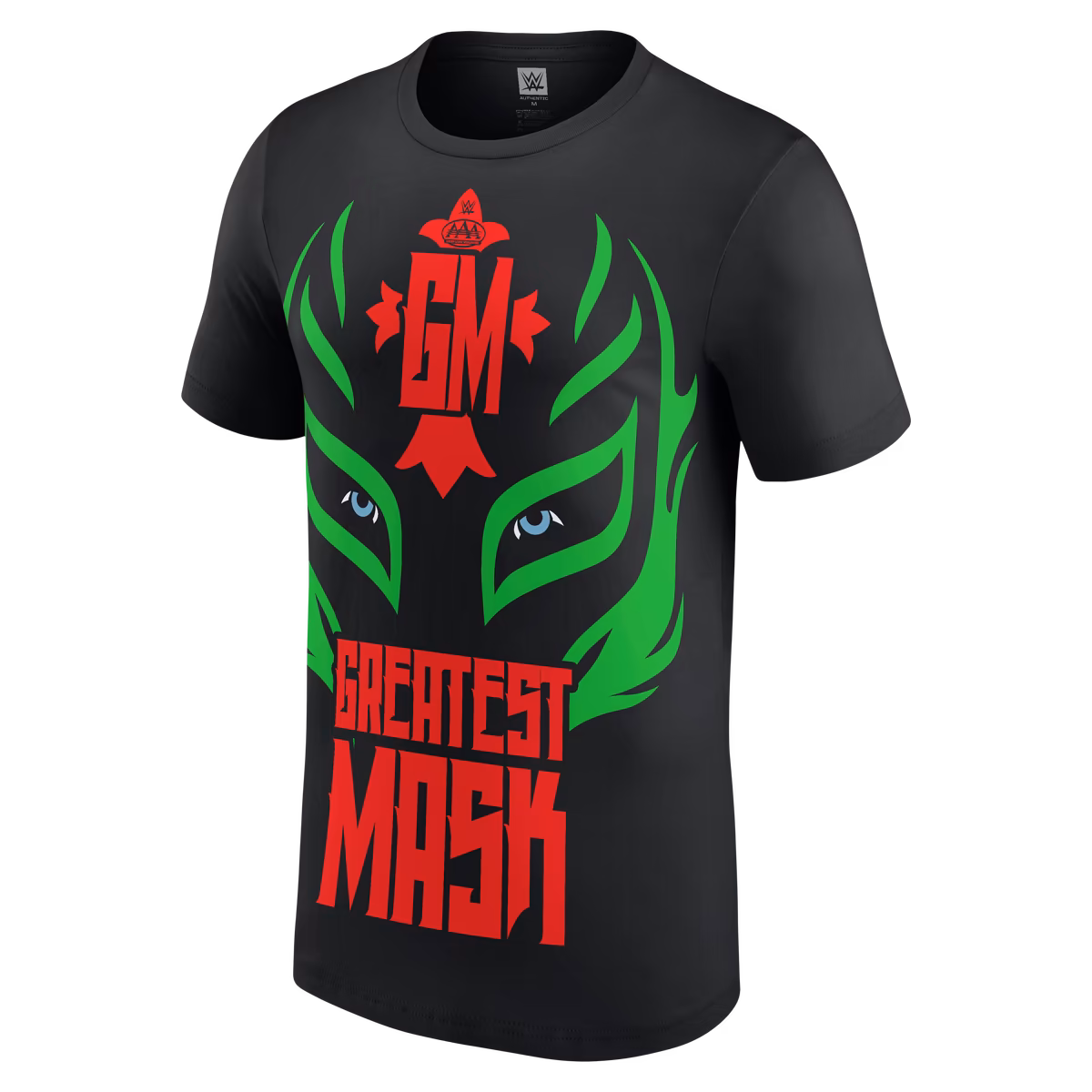 Men's Black Rey Mysterio AAA T-Shirt 3 Men's Black Rey Mysterio AAA T-Shirt