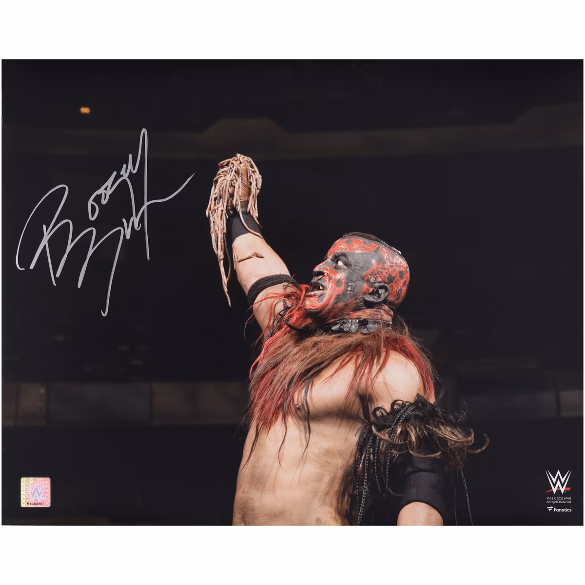 The Boogeyman WWE Autographed 16" x 20" In-Ring with Worms Photograph