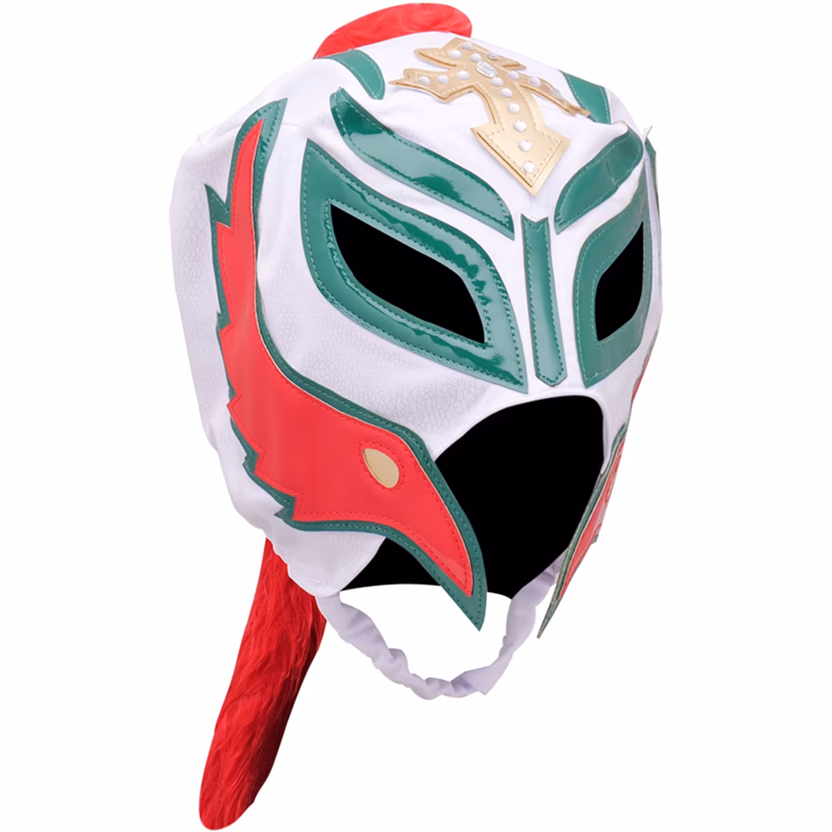 White/Green Rey Mysterio Replica Mask 4 White/Green Rey Mysterio Replica Mask