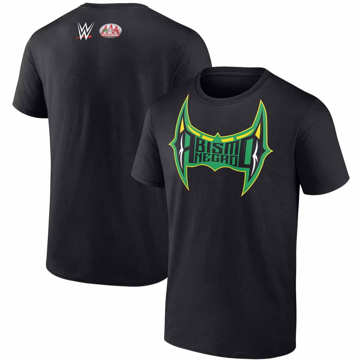 Men's Black Abismo Negro Jr. AAA Superstar T-Shirt 1 Men's Black Abismo Negro Jr. AAA Superstar T-Shirt