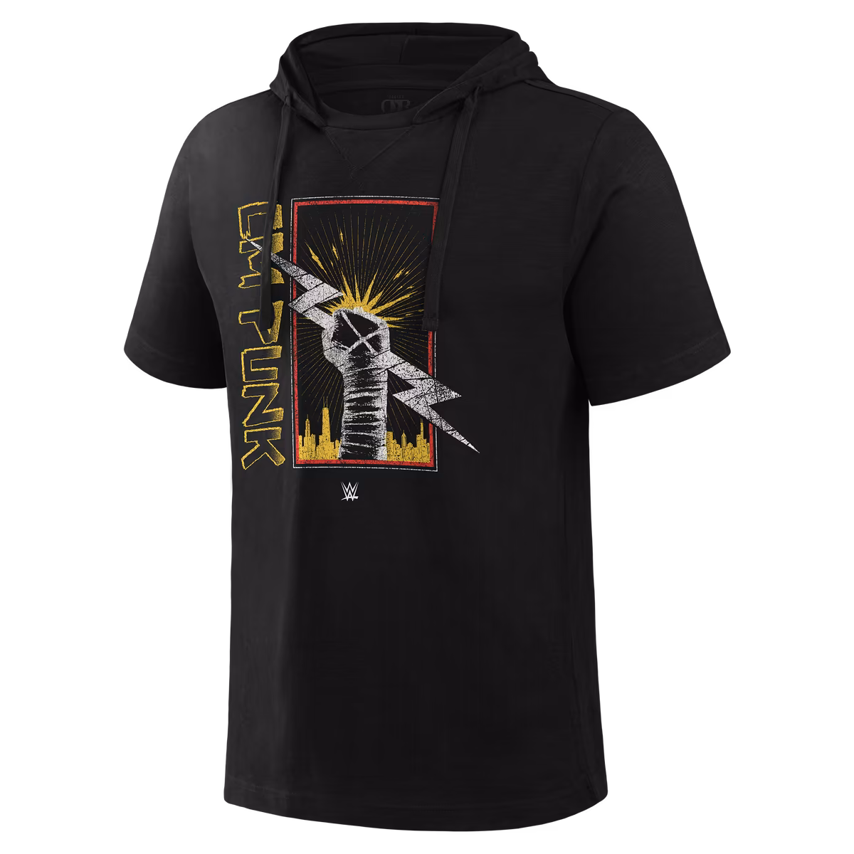 Men's Darius Rucker Collection by Fanatics Black CM Punk Hooded T-Shirt 4 Men's Darius Rucker Collection by Fanatics Black CM Punk Hooded T-Shirt